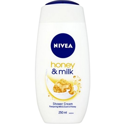 Nivea Douchegel Honey & Milk 250 ml 4005900105431