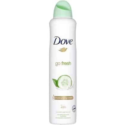 Dove Deospray – Go Fresh Komkommer 250 ml. 8717163004869