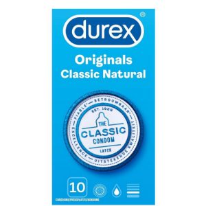Durex Condooms Classic Natural 10st 5410036305553