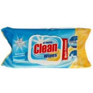 At Home Clean Hygienische doekjes Lemon 60 stuks 8718924878675