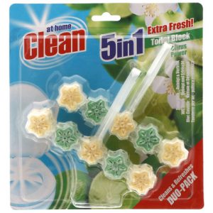 At Home Clean Toiletblok - 5 in 1 Citrus 2 x 45 gr. 8718924872918