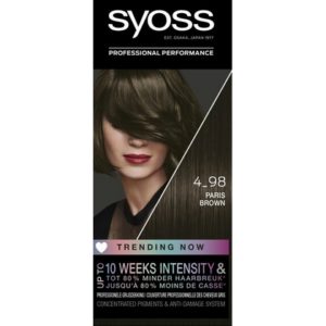 Syoss Haarverf - nr. 4-98 Paris Brown 5410091759261