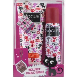 Vogue Girl Geschenkset - Deospray, Douchegel en Kubuspuzzel 8714319148439