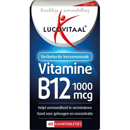 Lucovitaal Vitamine B12 1000mcg 60 tabletten 8713713039190