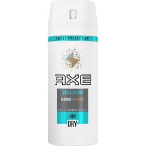 Axe Deospray Collision Leather + Cookies Dry 150 ml 8710847921810