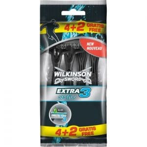 Wilkinson Wegwerpmesjes Men Extra 3 Active 4+2 stuks 4027800705559