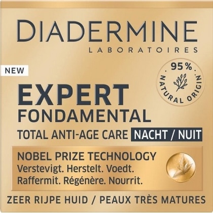 Diadermine Gezichtscreme Nacht Expert Fondamental 50 ml 5410091735395