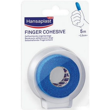 Hansaplast Finger Cohesive Zelfhechtende Vingerbandage 5m x 2,5cm 4005900670946