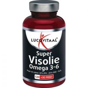 Lucovitaal Visolie Super Omega 3-6 150 caps 8713713014142