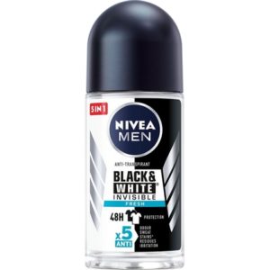 Nivea Deo Roll-on Men Invisible Black & White Fresh 50 ml 42345503