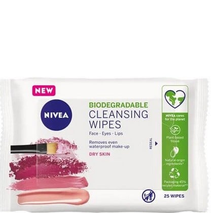 Nivea Gezicht - Reinigingsdoekjes 3in1 Droge Huid 25 doekjes - 4005900952189