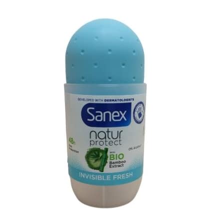 Sanex Deo Roll-on - Bamboo Invisible Fresh 50 ml. - 8718951315938