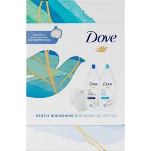Geschenk Dove Gently Nourishing 2x Douchegel & Puff 8710522937679