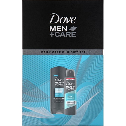 Geschenk Dove Men Care Clean Comfort Duo Douchegel & Deospray 8710522938287