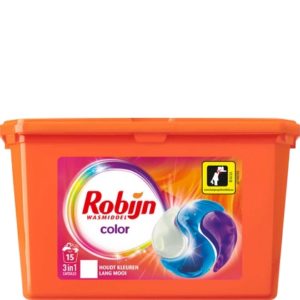 Robijn Wasmiddel Capsules Color 15 caps 8710847917455