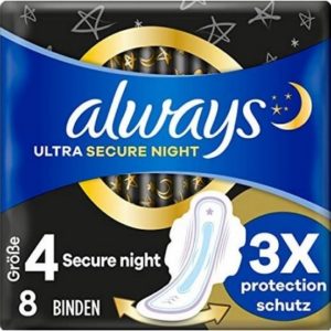Always Maandverband - Ultra Secure Night 8st 4134