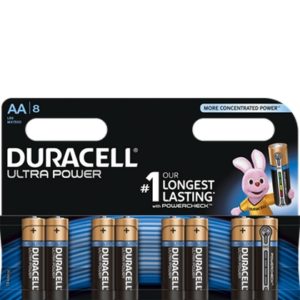 Duracell Batterij Ultra Power AA per 8 verpakt 5000394002548