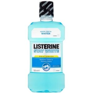 Listerine Mondwater – Stay White 500 ml. FOR EXPORT 5010123726621