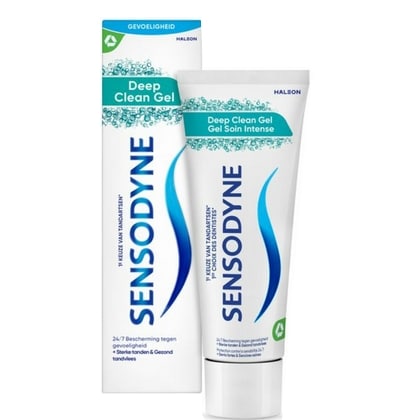 Sensodyne Tandpasta - Deep Clean Gel 75 ml. NL FR - 5054563193810