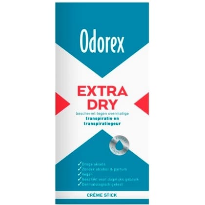 Odorex Deodorant Extra Dry Creme Stick 40 ml 8710919121056