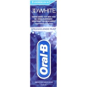 Oral-B Tandpasta 3D White Sparkling Mint 75 ml 8006540289570