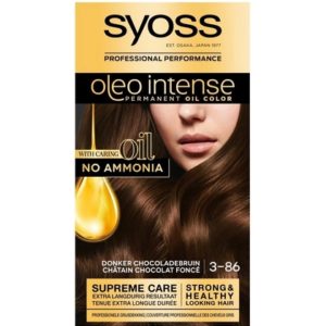 Syoss Haarverf Oleo Intense – 3-86 Donker Chocolade Bruin 5410091739881