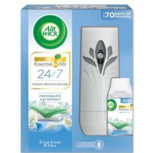 Airwick Freshmatic Max Houder + navulling Crisp Linen 250 ml 5011417568347