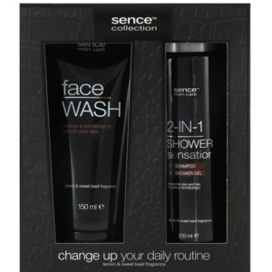 Geschenk Sence Men - Face Wash 150 ml + 2 in 1 Showergel 200 ml. 8720604315745