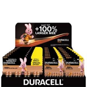 Display Duracell – 20x AA plus 8-pack + 10x AAA plus 8-pack 5000394143272