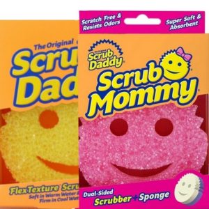 Nieuw binnen: Scrub Daddy / Mommy sponzen