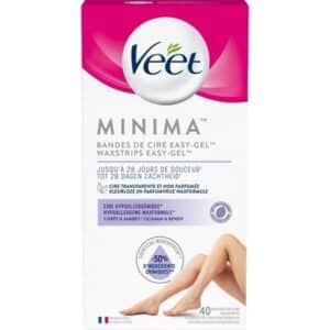 Veet Ontharingsstrips – Hypoallergene Minima 40 st. 3059944026871