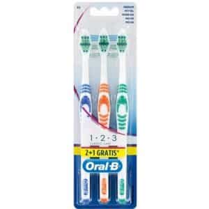 Oral-B Tandenborstel – Classic 123 Medium 3 st 3014260762797