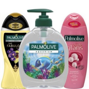 Palmolive assortiment: shampoo, (hand)zeep, douchegel, scheercrème