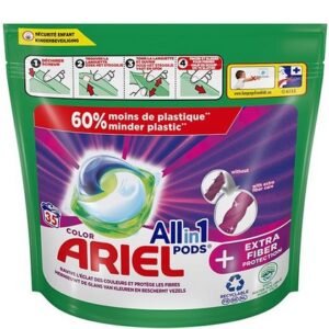 Ariel Pods All in 1 - Clean & Fiber Protect 35 stuks 8001090286482