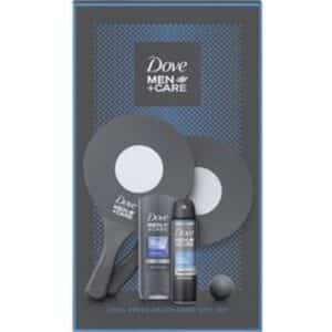 Geschenk Dove – Men Care Cool Fresh Deospray 150 ml, Douchegel 250 ml, Beach Game Set 8720182314154