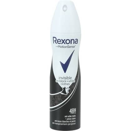 Rexona Deospray – Invisible Black & white 150 ml 8717163675038