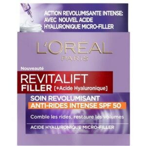 L’Oreal Gezicht Dagcreme Revitalift Filler Anti-Aging SPF 50 50 ml 3600523982783