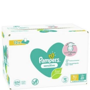 Pampers Babydoekjes Sensitive 12×52 stuks Giga Pack