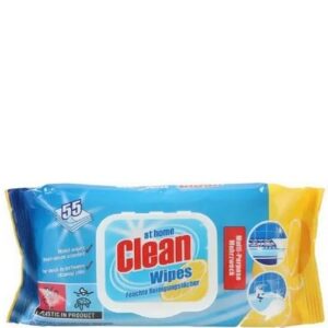 At Home Clean Hygienische doekjes Lemon 55 stuks 8720604319033