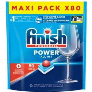 Finish Vaatwastabletten – All in 1 Regular 80 stuks 8720065006121