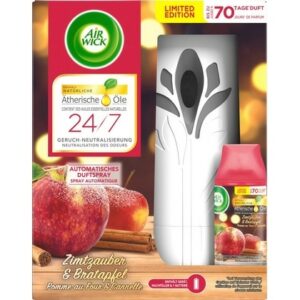 Airwick Freshmatic Max Houder + Navulling Cinnamon & Baked Apple 250 ml 4002448142614