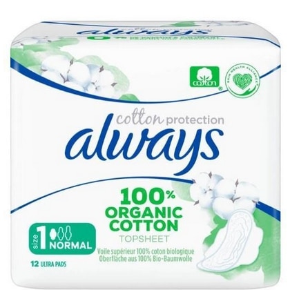 Always Maandverband Cotton Protection Ultra Normaal 12 st 8001841479804