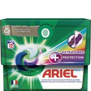 Ariel Pods All-in-One – Fiber Protect 12 stuks 8700216006286