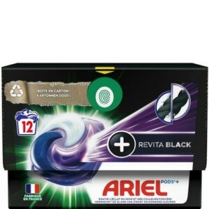 Ariel Pods All-in-One – Revitablack 12 stuks 8006540906644