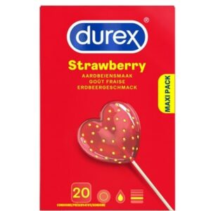 Durex Condooms Strawberry 20 stuks 5410036309636