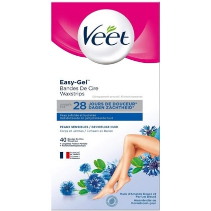 Veet Ontharingsstrips – Gevoelige Huid 40 st 3059944020503