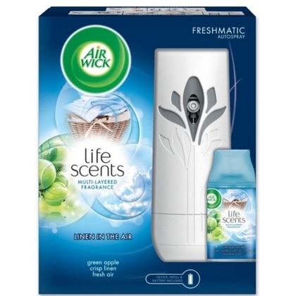Airwick Freshmatic Max Houder + navulling Linen in the Air 250 ml 5011417572191