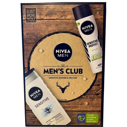 Geschenk Nivea – Men Sensitive Duo Deospray Sensitive 150 ml & Douchegel Sensitive 250 ml 5025970013503