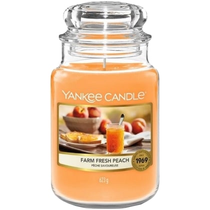 Yankee Candle – Fresh Peach Large 623 gr. 5038581123578