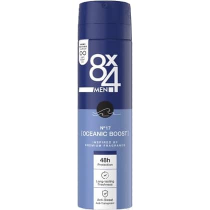 8 x 4 Deospray Men – No.17 Oceanic Boost 150 ml. 4005900939029